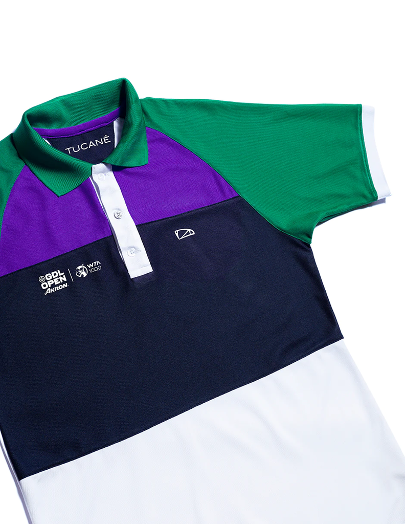 Playera Polo Hombre Wta 1000 Magic Ranglan Sleeves