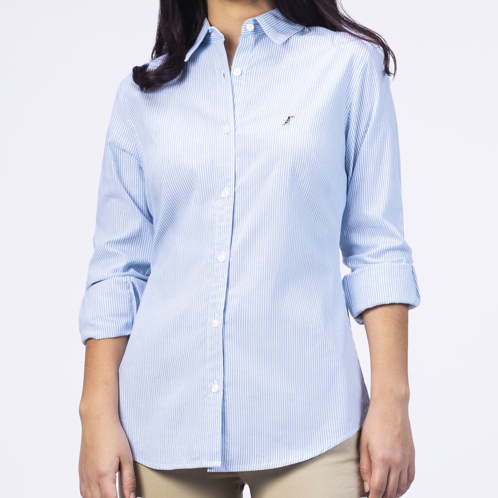 Camisa Mujer Manga Larga Stripes Shirt