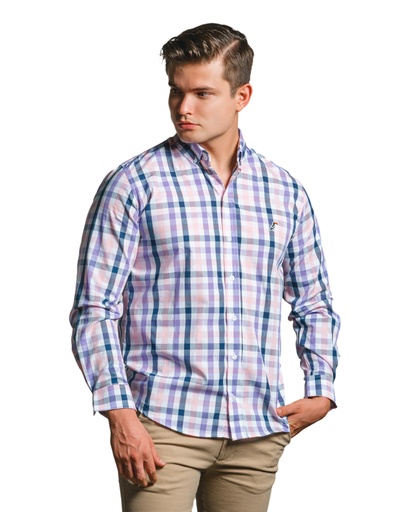Camisa Hombre Cuadrada Squares Shirt 4.0