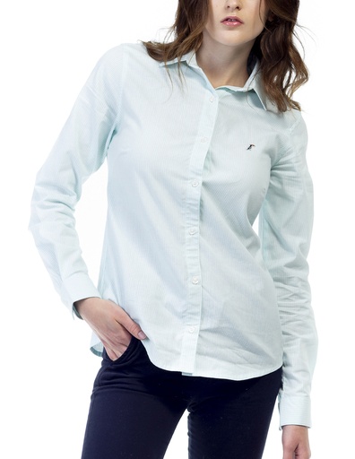 Camisa Mujer Manga Larga Stripes Shirt