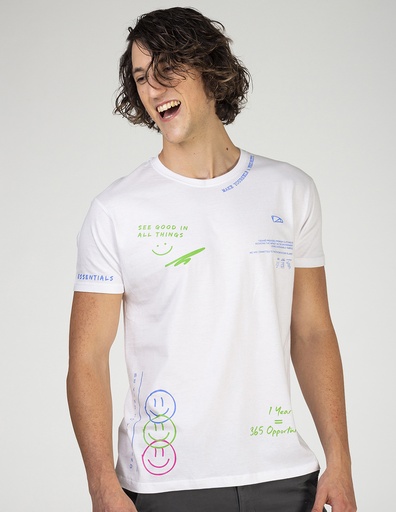 Playera Hombre Estampada Air Graphic 1.0