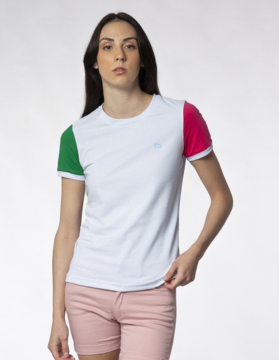 Playera Mujer Bloques Air Magic Sleeves 1.0