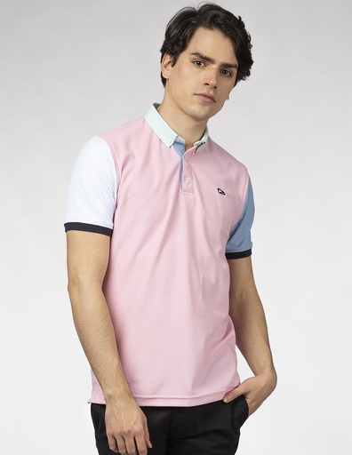 Playera Polo Hombre Bloques Magic Sleeves 3.0