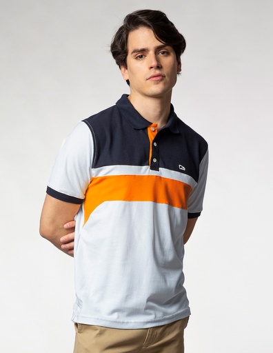 Playera Polo Hombre Sport Block Polo